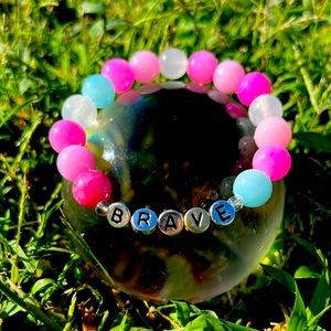 BRAVElets by Ava bubblegum BRAVE bracelet